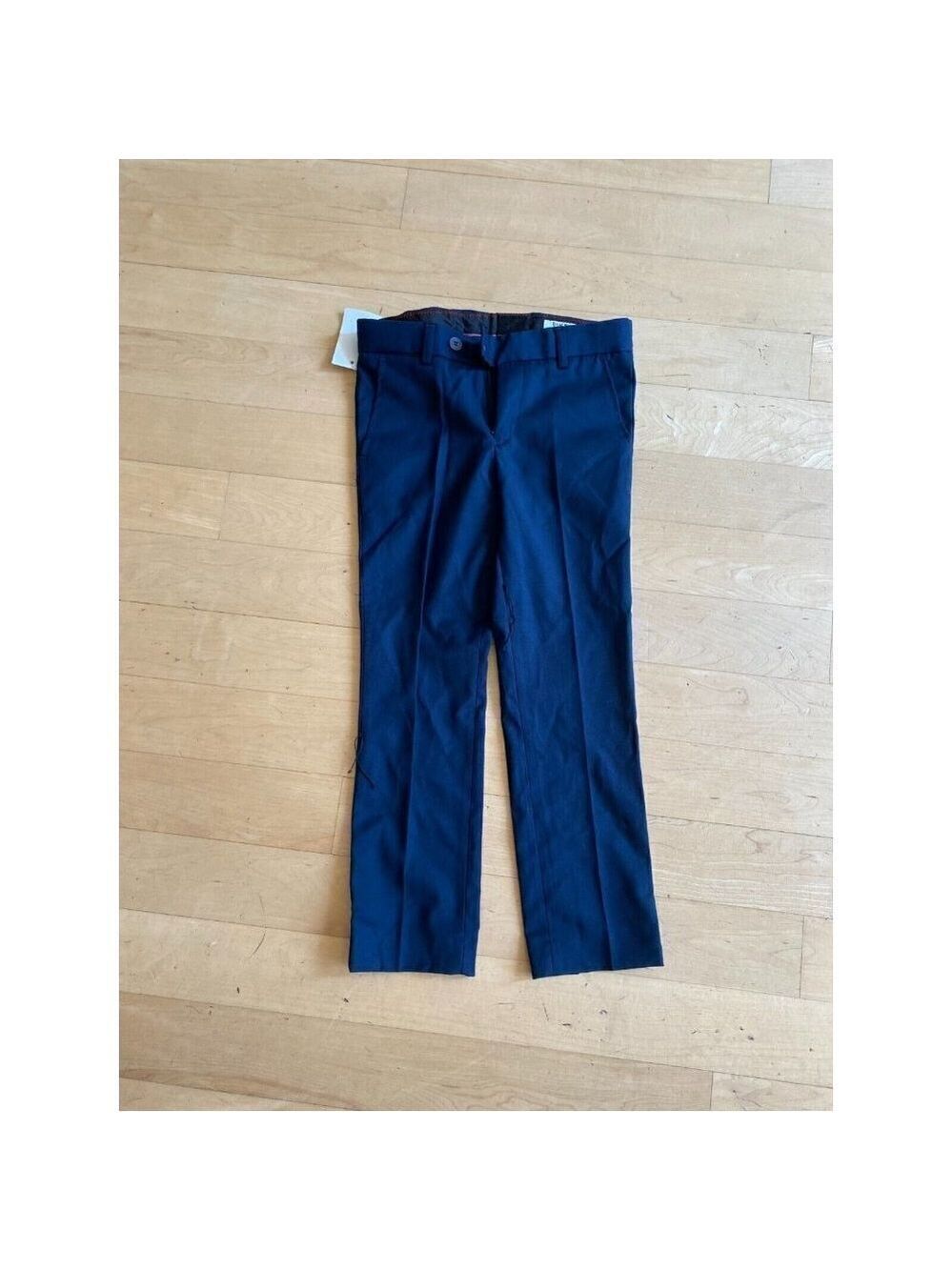 ISAAC Mizrahi NEW blue pants formal boys sz 6